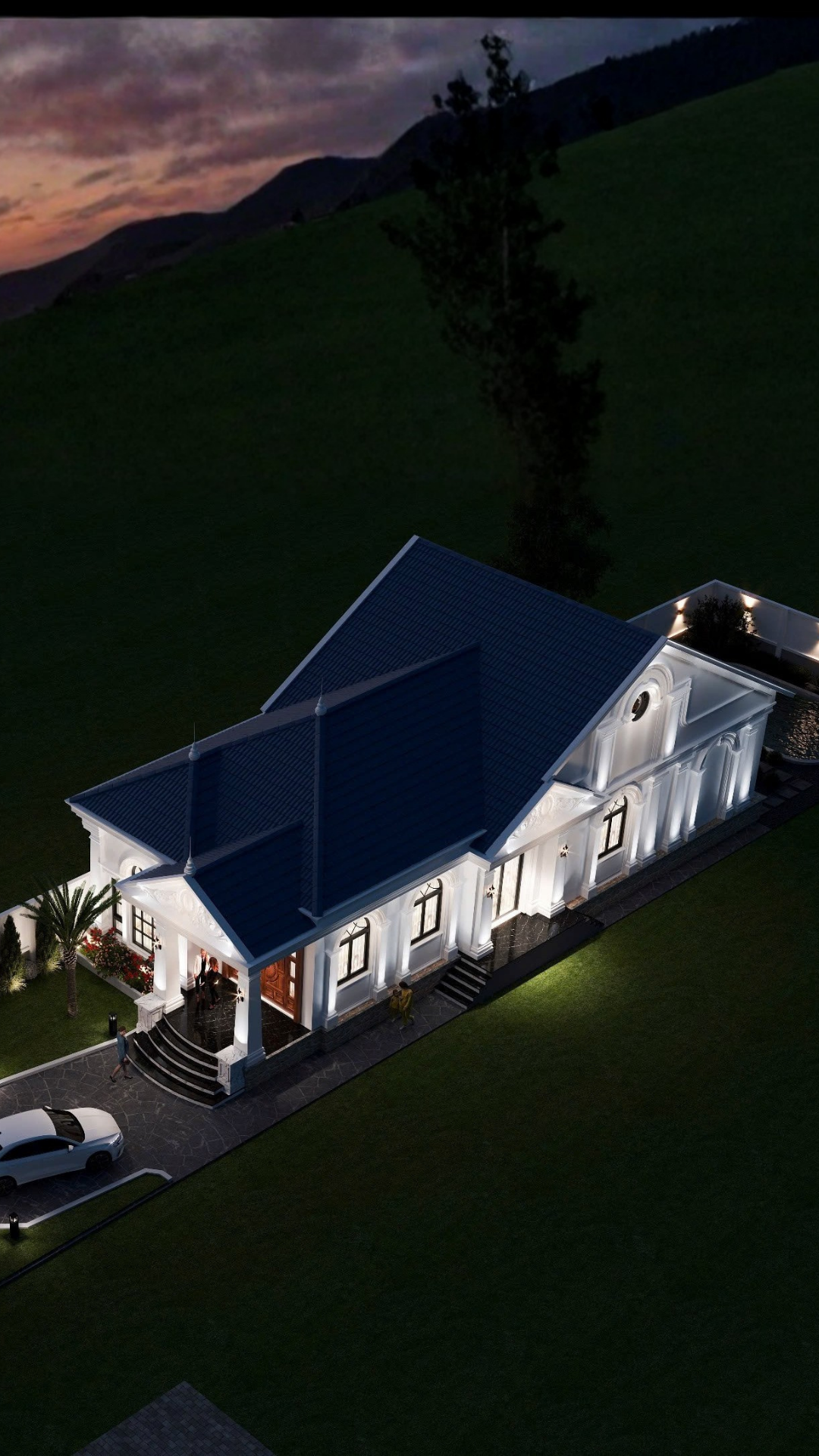 MẪU NHÀ CẤP 4 MÁI NHẬT 8.6X21M BẾN TRE: THIẾT KẾ TỐI ƯU TIỆN NGHI